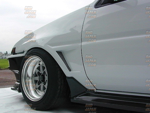 J-Blood Front Blister Fender Set - AE86 Trueno - RHDJapan